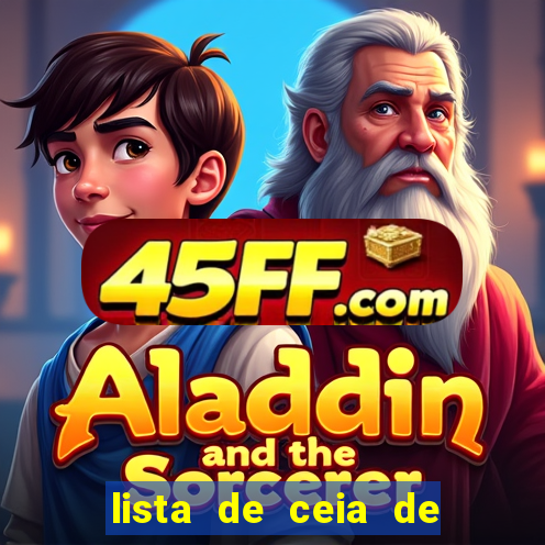 lista de ceia de natal completa